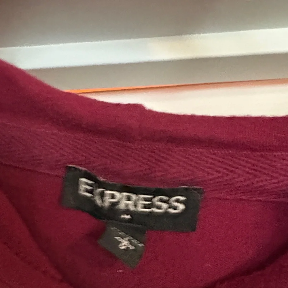 Express Deep Red Pullover - Picture 2 of 3